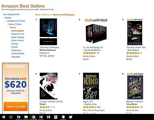pic of ranking on Amazon